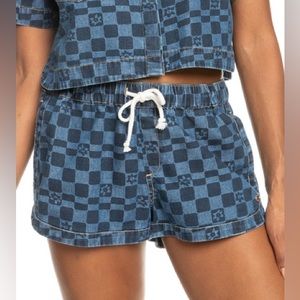 Roxy New Impossible Printed Denim shorts, Size Small